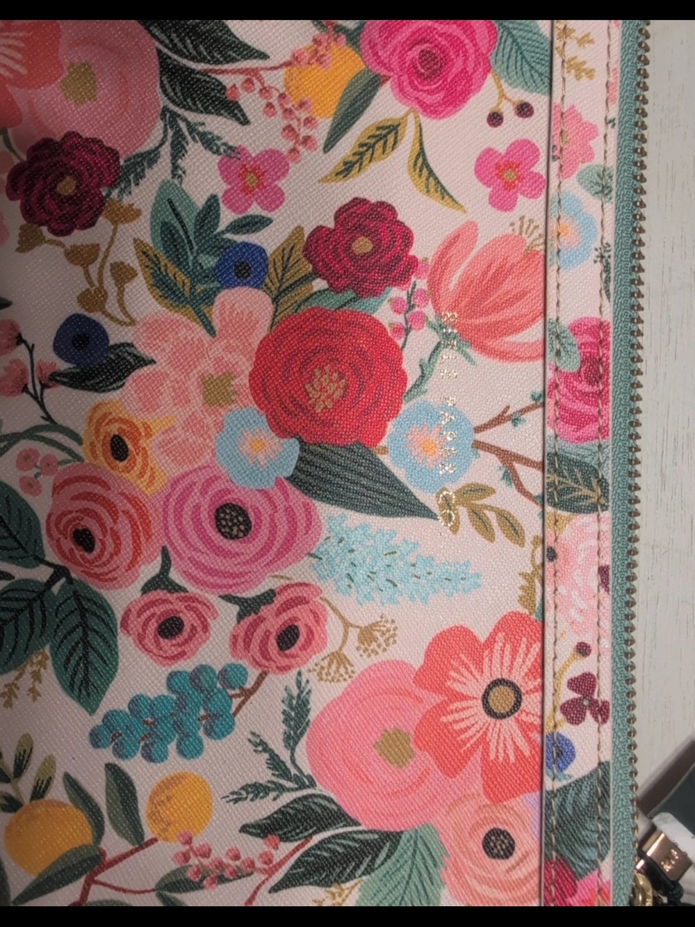 Rifle Paper Co Garden Party Zippered Clutch - Picture 2 of 4